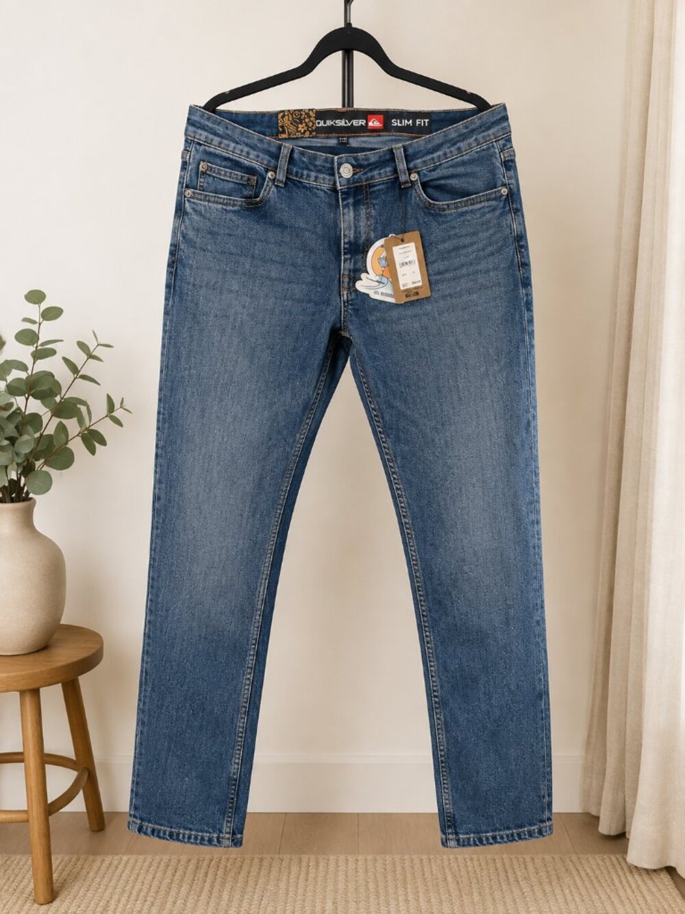 Quiksilver Men’s Slim Fit Stretch Jeans 33x32 NWT